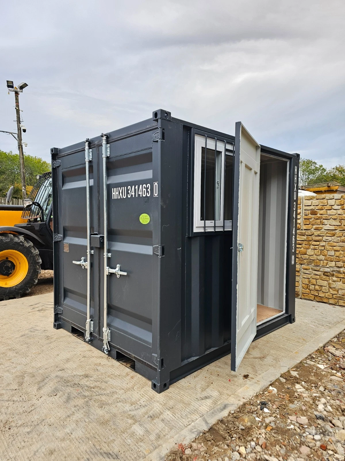 8′ Shipping Container Site Safe Lock Up Box Toolbox 8ft Workshop Shed Office - Image 2