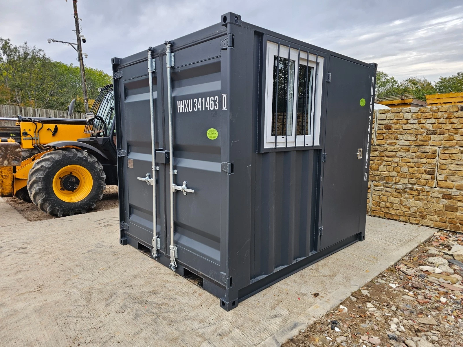8′ Shipping Container Site Safe Lock Up Box Toolbox 8ft Workshop Shed Office - Image 20