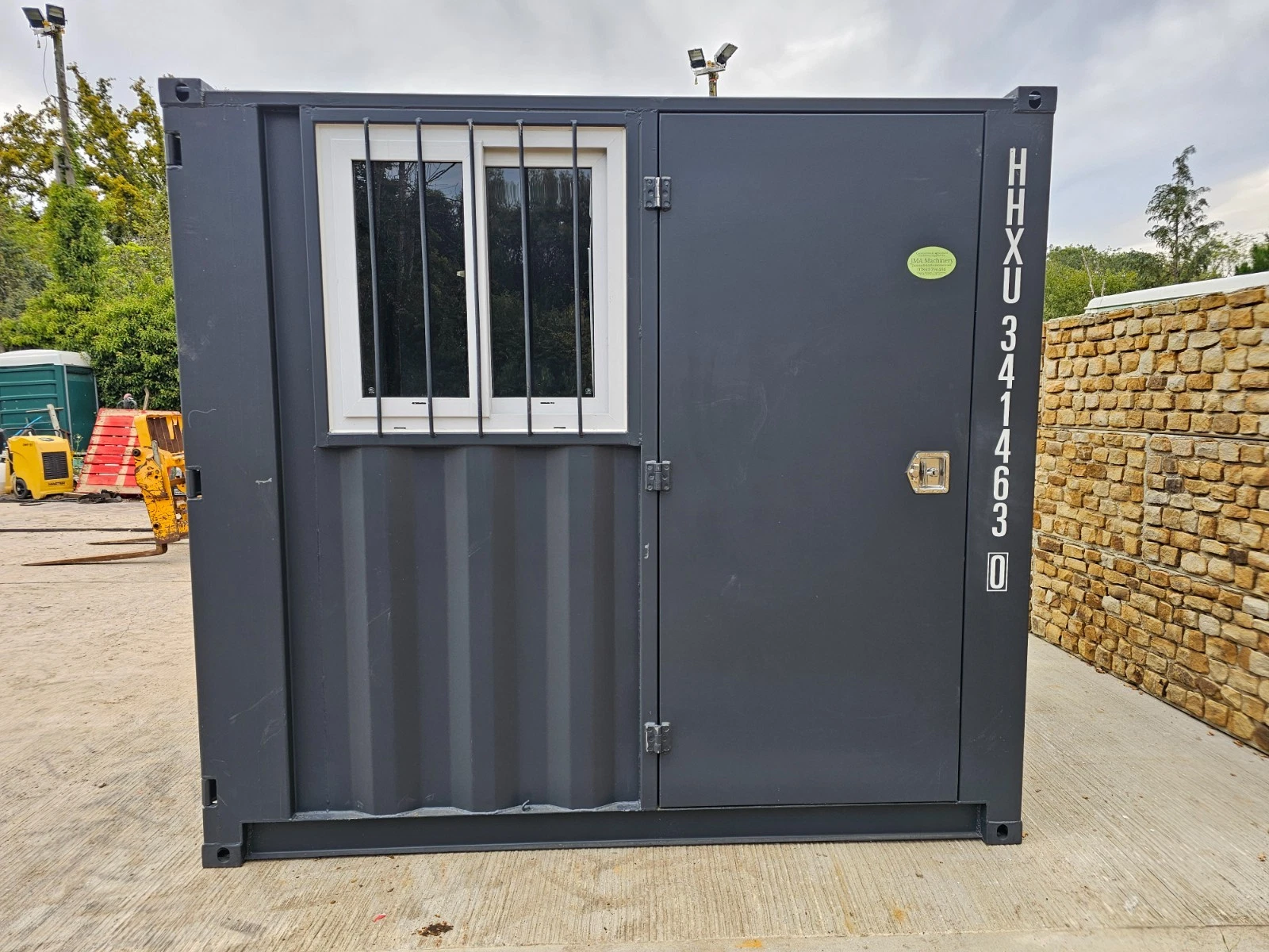 8′ Shipping Container Site Safe Lock Up Box Toolbox 8ft Workshop Shed Office - Image 18