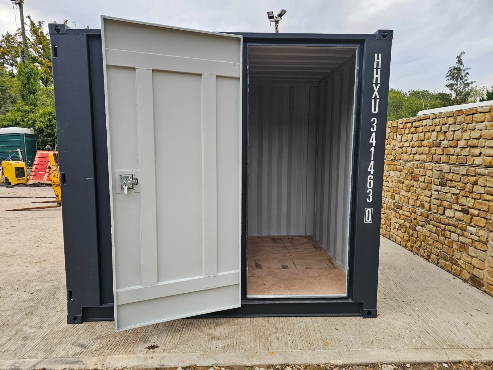 8′ Shipping Container Site Safe Lock Up Box Toolbox 8ft Workshop Shed Office - Image 15